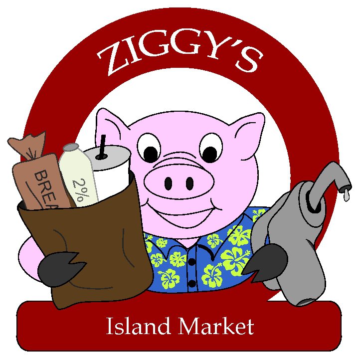Ziggy's Island Market logo